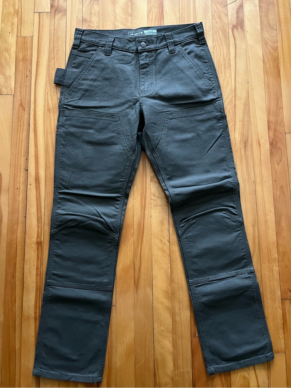 NWT Carhartt Rugged Flex Duck Double-Front Utility Work Pant Slim Size 30 Men